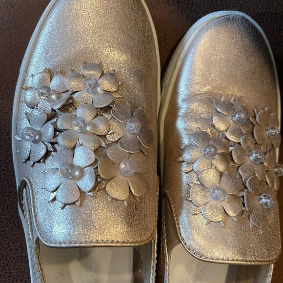 Flexx sneak blossom sneakers size 8 metallic blush - Picture 6 of 15